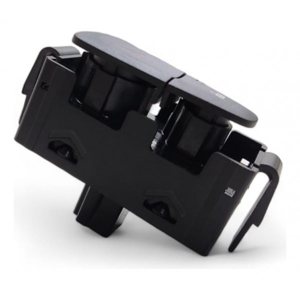 Botão Pisca Alerta Trava Renault Logan 2015 2016 2017 A 2020 Vermelho