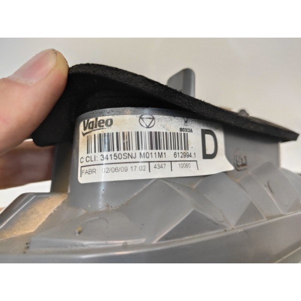 Lanterna Direita Tampa Traseira Civic 2007 A 2011 Direito Vermelho