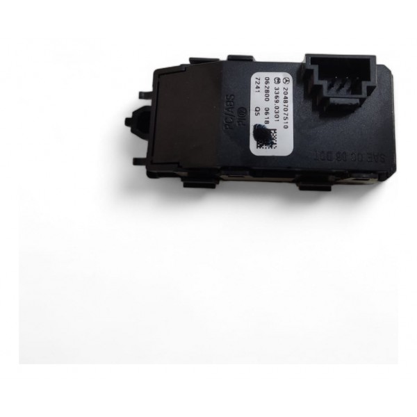 Botão Pisca Alerta Segurança Esp Off C280 2008 2009 2010 Vermelho