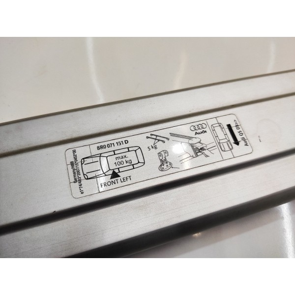 Rack Teto Audi Q5 2008 A 2017 Original Prateado