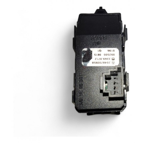 Botão Pisca Alerta Segurança Mercedes C180 C200 2008 A 2011 Vermelho