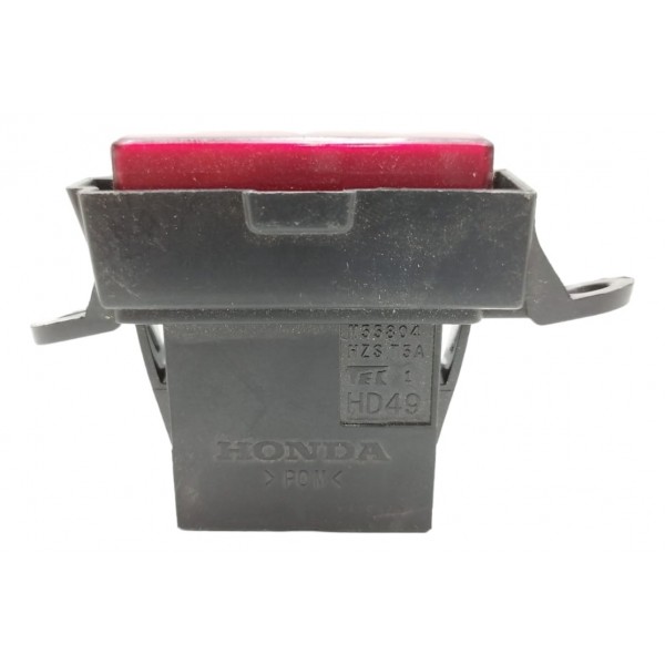 Botão Alerta Segurança Honda Hrv 2018 2019 2020 2021 Vermelho