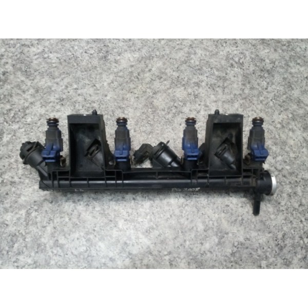 Flauta C/jogo De Bico Injetor Peugeot 2008 1.6 2015 Original