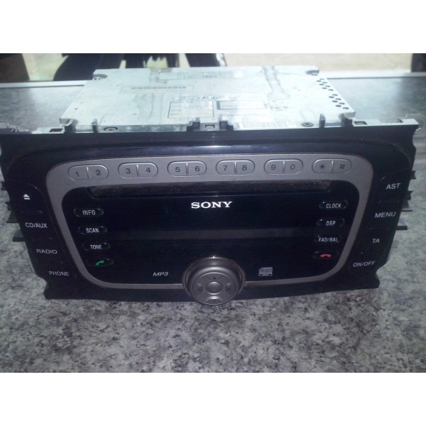 Aparelho De Som Ford Focus 2009/2013 Original (com Cod)