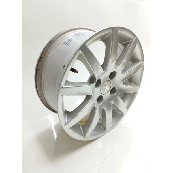 Roda Liga Aro 16 Peugeot 308 408 2012 2013 2014 2015 4x108 Prateado