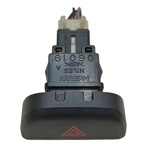 Botão Alerta Segurança Nissan March 2012 2013 2014 Preto