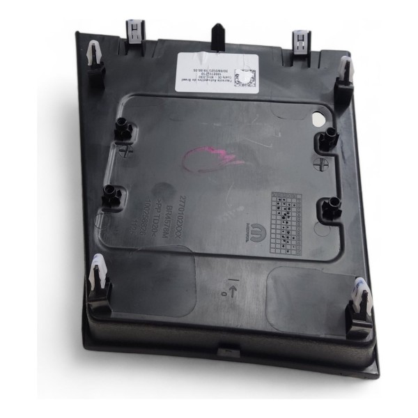 Suporte Carregador Indução Fiat Toro 2021 2022 2023 2024 Preto