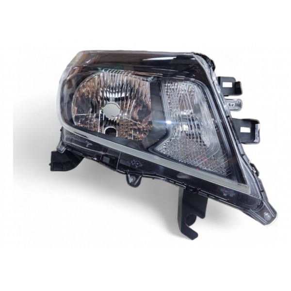Par Farol Nissan Frontier 2017 A 2021 Mascara Negra Manual   Direito