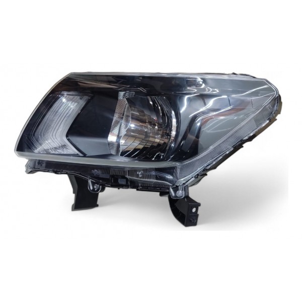 Par Farol Nissan Frontier 2017 A 2021 Mascara Negra Manual   Direito