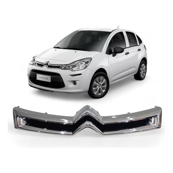 Grade Frontal Parachoque Citroen C3 2013 2014 2015  A 2020 Brilhante