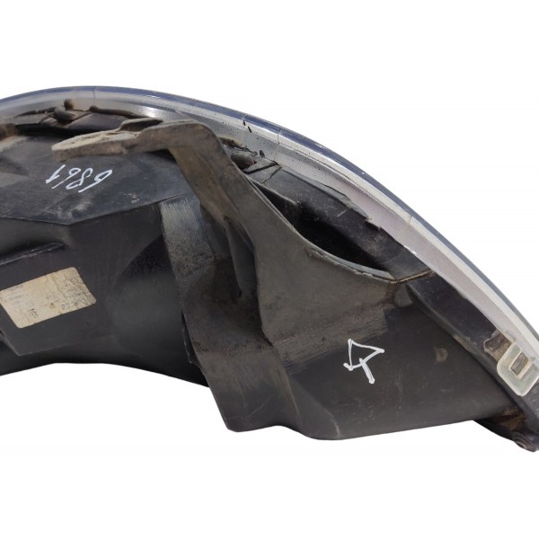 Farol Esquerdo Prisma Celta Cromado 2007 2008 2009 2010 2011 Esquerdo