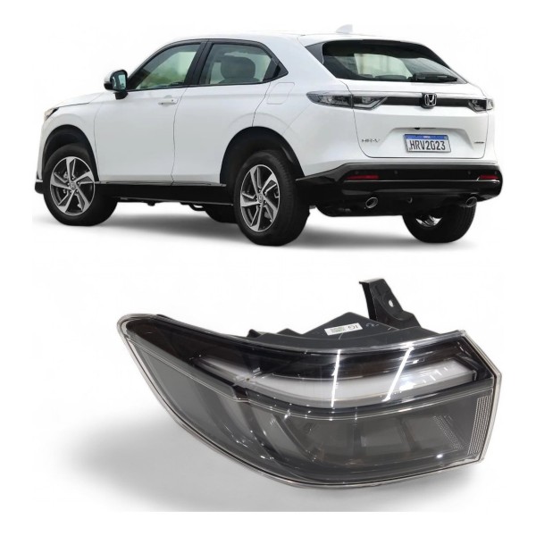 Lanterna Traseira Esquerda Honda Hrv 2023 2024 Fume Esquerdo Fumê