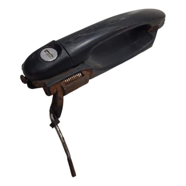 Maçaneta Externa Palio Siena 2007 2008 Dianteira Esquerda Preto Dianteira