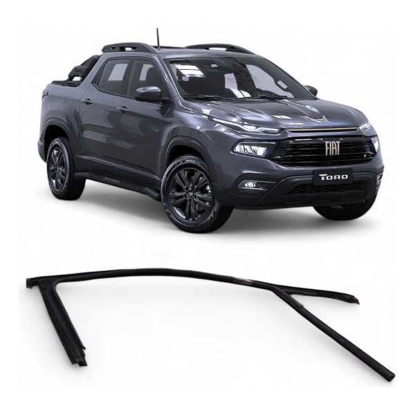 Borracha Guarnição Porta Fiat Toro 2022 Dianteira Esquerda