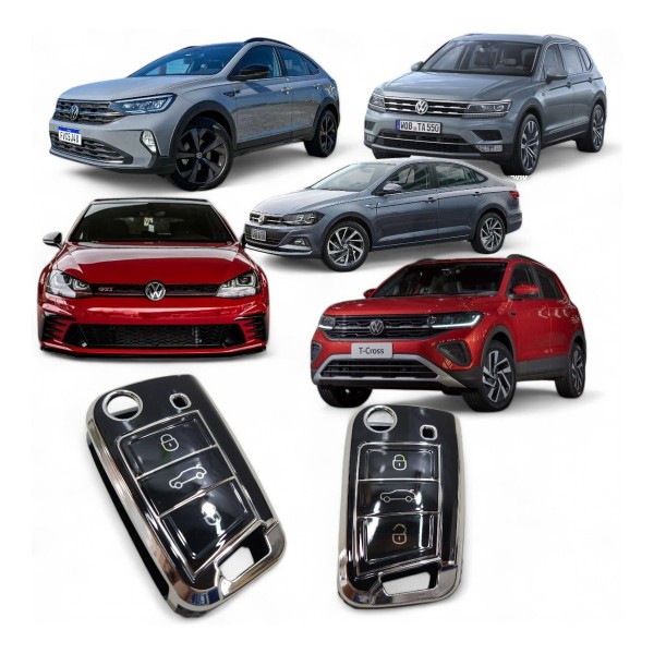 Capa Chave Canivete Golf Mk7 Tcroos Nivus Virtus Tiguan