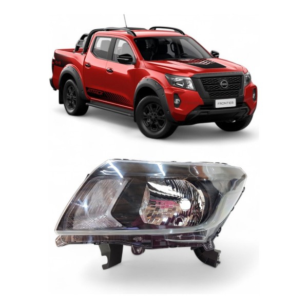 Farol Esquerdo Nissan Frontier 2017 2018 A 2021 Elétrico Esquerdo