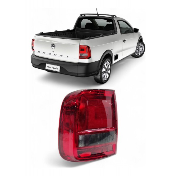 Lanterna Traseira Direita Saveiro G7 2017 2018 2019 Fume Esquerdo Vermelho