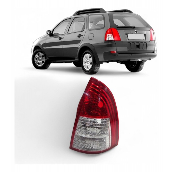 Lanterna Traseira Direita Palio Weekend 2004 2005 2007 2008 Direito Vermelho