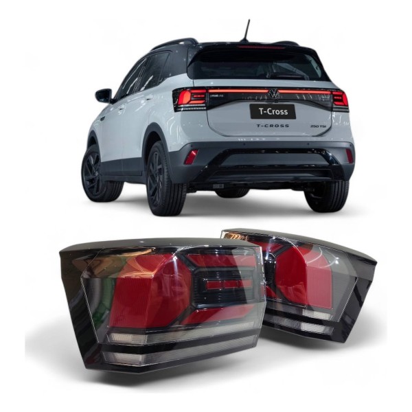 Lanterna Traseira Volkswagen Tcross 2024 2025 Led Original