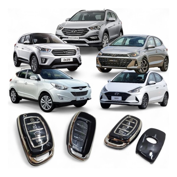 Capa Chave Presença Hyundai Hb20 Creta Santa Fé Ix25 Ix35
