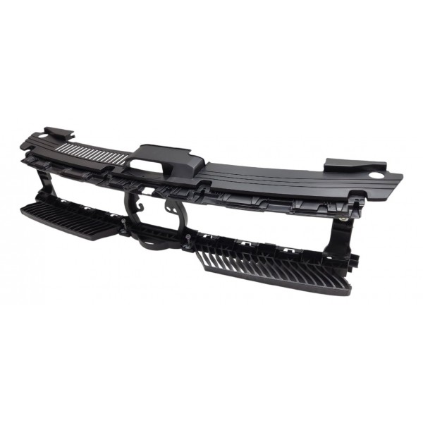 Grade Dianteira Radiador Vw Polo Virtus 2019 2018 A 2024 Preto Fosco