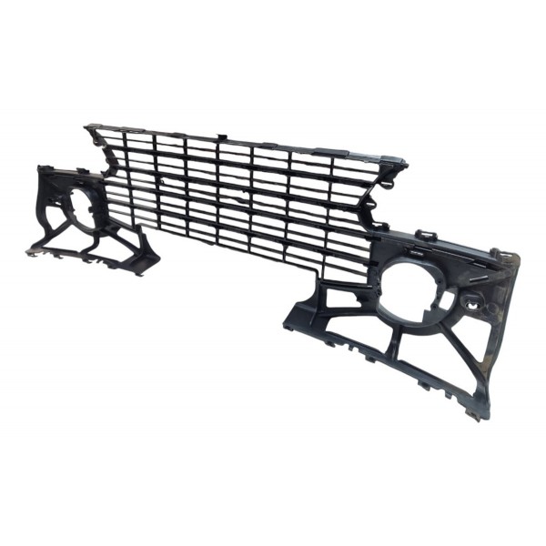 Grade Central Parachoque Peugeot 307 2006 A 2012 Cromado Preto Brilhante