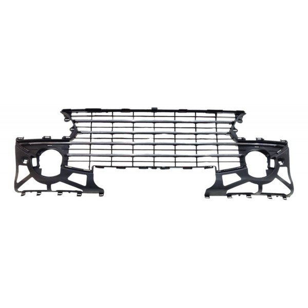 Grade Central Parachoque Peugeot 307 2006 A 2012 Cromado Preto Brilhante