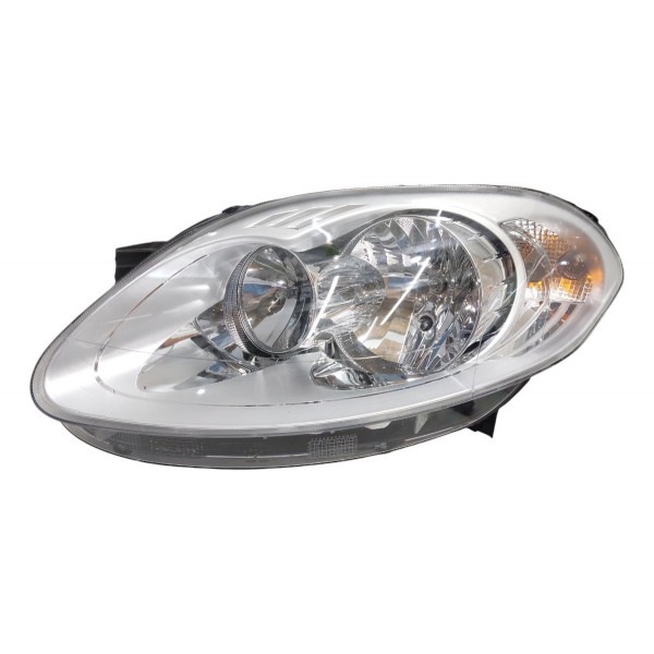 Farol Esquerdo Fiat Palio 2012 2013 2014 215 A 2018 Cromado Esquerdo/motorista