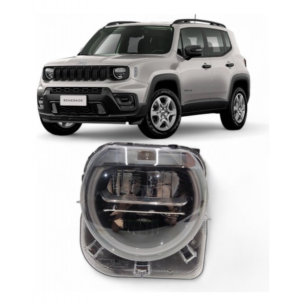 Farol Jeep Renegade 2022 2023 2024 Esquerdo Led Original Esquerdo/motorista