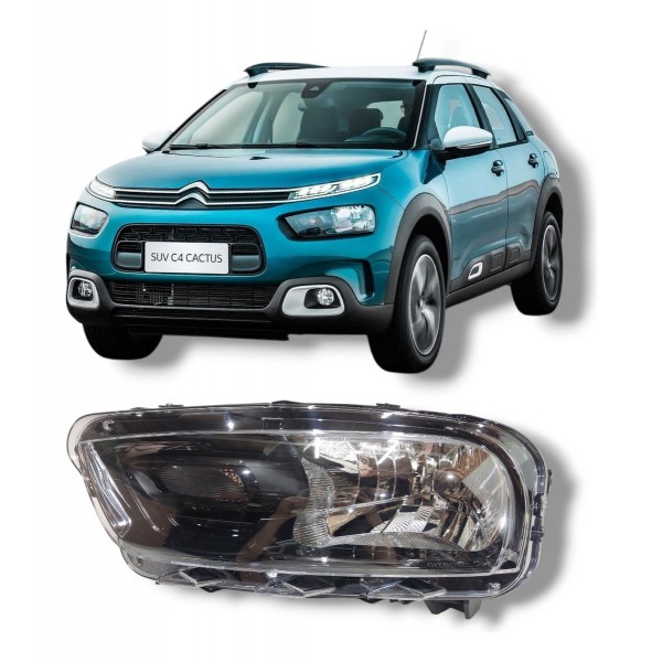 Farol Esquerdo Citroen C4 Cactus 2018 2019 A 2024 Original Esquerdo/motorista