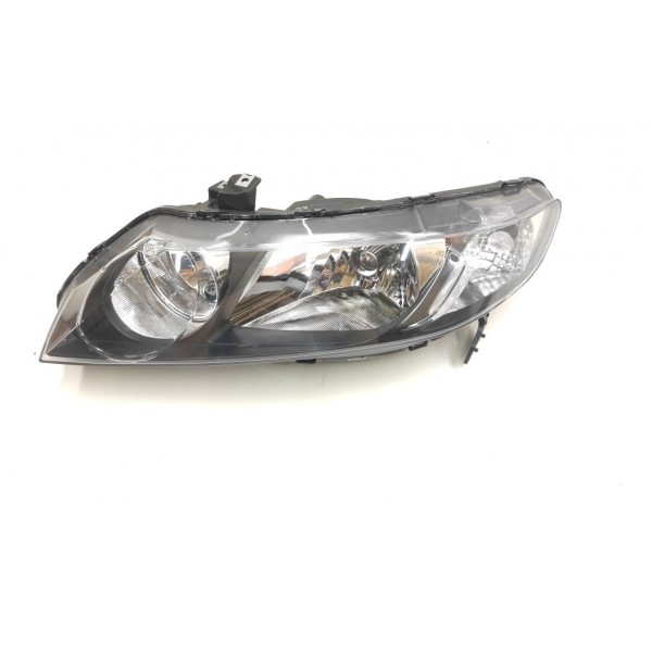 Farol Esquerdo Civic 2007 2008 2009 2010 2011 Mascara Negra Esquerdo