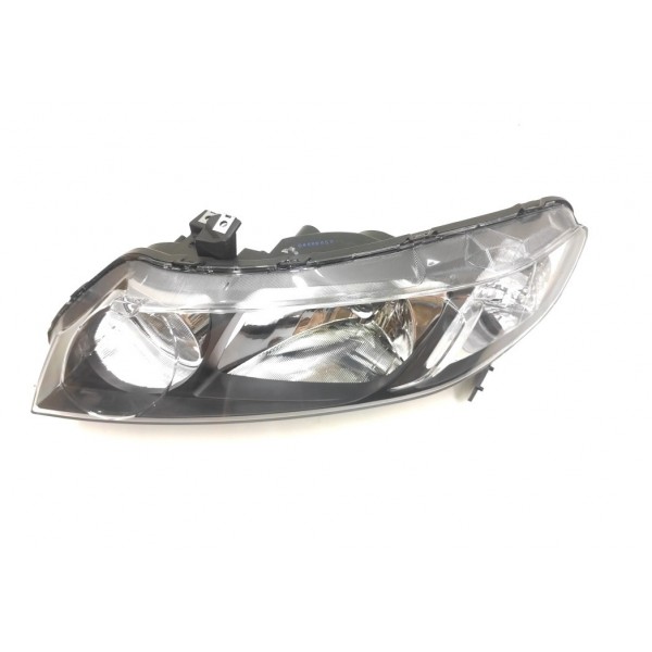 Farol Esquerdo Civic 2007 2008 2009 2010 2011 Mascara Negra Esquerdo