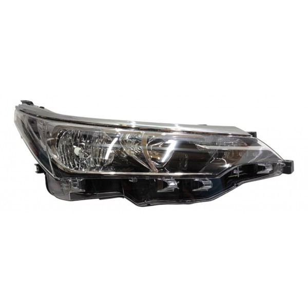 Farol Toyota Corolla 2018 2019 Mascara Negra Led
