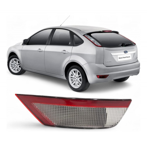 Par Refletor Parachoque Traseiro Focus 2009 2010 2011 2012 Vermelho