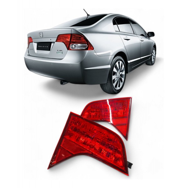 Lanterna Tampa Traseira Honda Civic 2007 2008 2009 2010 2011