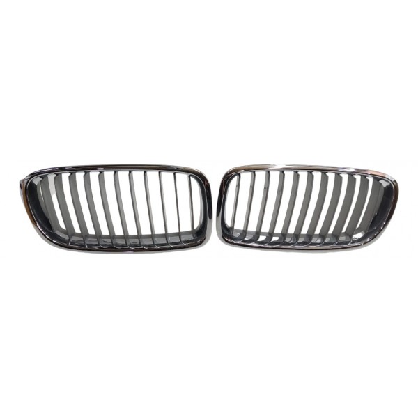 Par Grade Cromada Bmw 320i 328i 2013 2014 2015 2016 F30  Brilhante