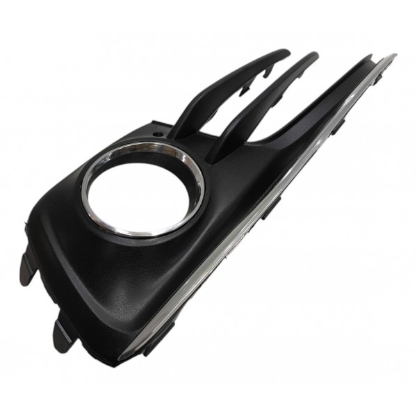 Moldura Direita Parachoque Milha Vw Fox Spacefox 2015 A 2018 Cromado/preto Direito