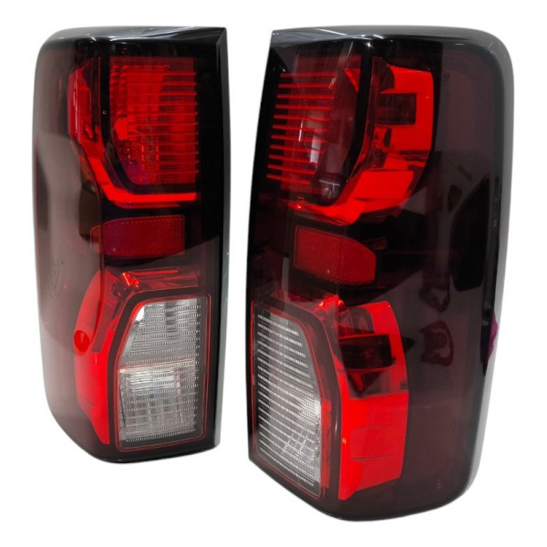 Par Lanterna Chevrolet S10 Lt Ltz 2024 2025 Sem Led Original Ambos Lados Vermelho