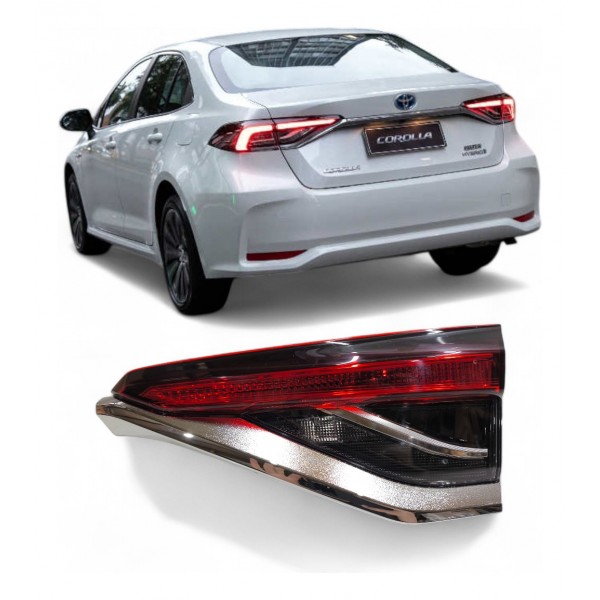 Lanterna Direita Tampa Toyota Corolla 2020 A 2023 Sem Led