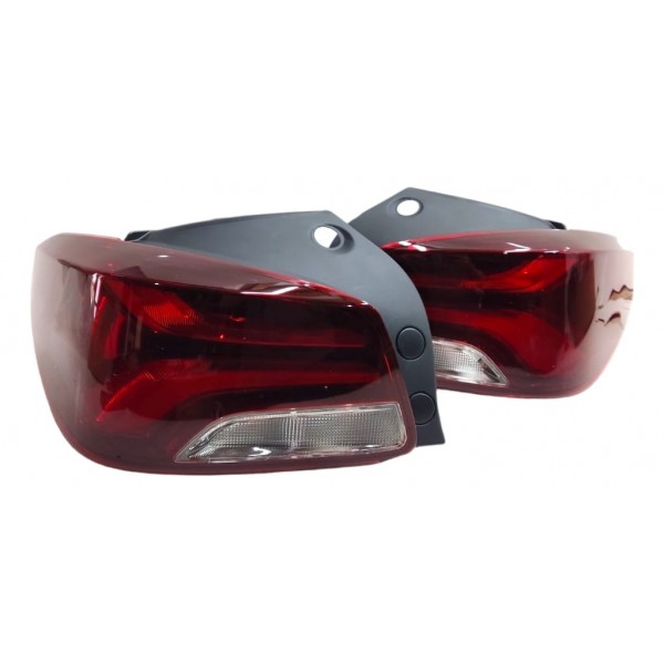 Par Lanterna Traseira Onix Hatch Lt 2020 2021 2022 2023 Direito Vermelho