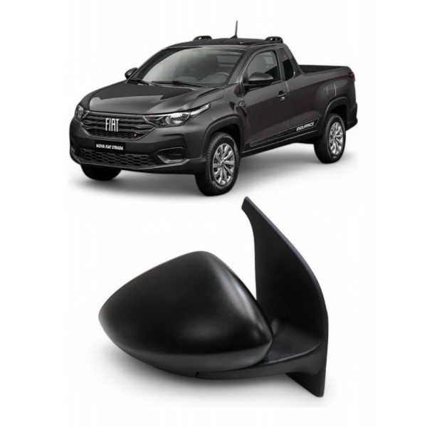 Espelho Retrovisor Fiat Strada 2019 2020 A 2021 Manual