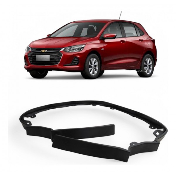 Defletor Parachoque Dianteiro Gm Onix 2020 2021 2023 2024 Preto