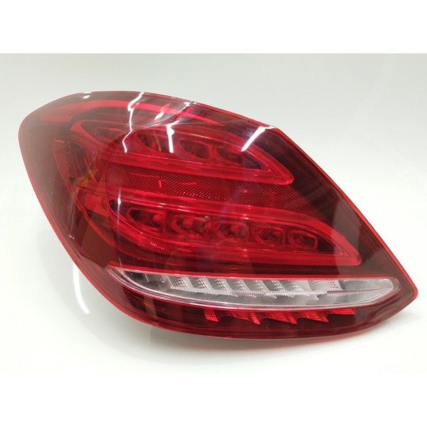 Lanterna Traseira Esquerda Mercedes C180 C200 2015 2016 2017 Esquerdo Vermelho