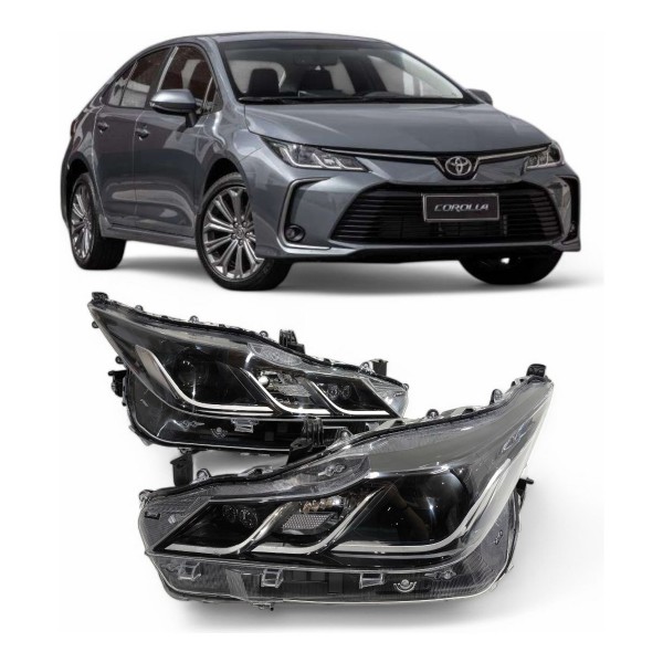 Par Farol Toyota Corolla Xei 2020 2021 2022 2023 Original Ambos Lados