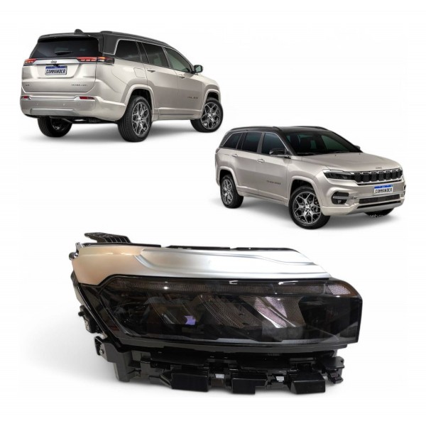 Farol Jeep Commander 2022 2023 2024 2025 Original