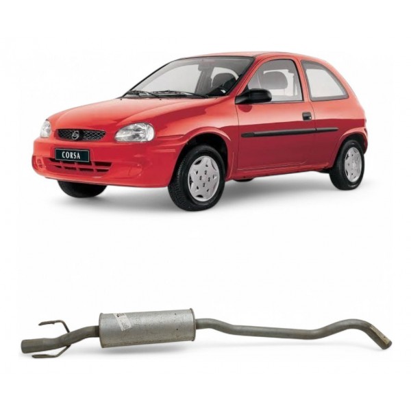 Escapamento Intermediário Gm Corsa Hatch 1.0 1.4 1.6 8v Orig