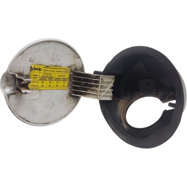 Portinhola Tanque Combustível Ford Fiesta 1996  1997 A 2007 Branco