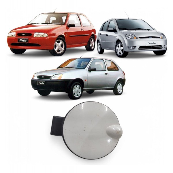 Portinhola Tanque Combustível Ford Fiesta 1996  1997 A 2007 Branco