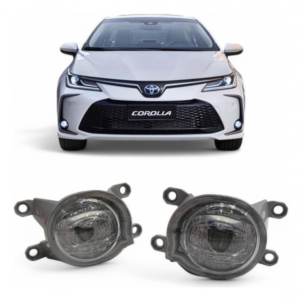 Par Farol Milha Toyota Corolla 2020 2021 2023 2024 Original Acrílico