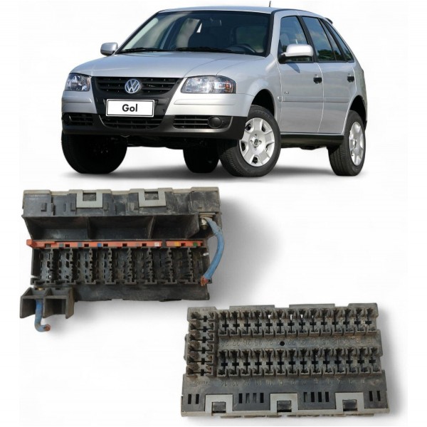 Caixa Fusível Gol Parati Saveiro G3 G4 2003 2004 2005 2006